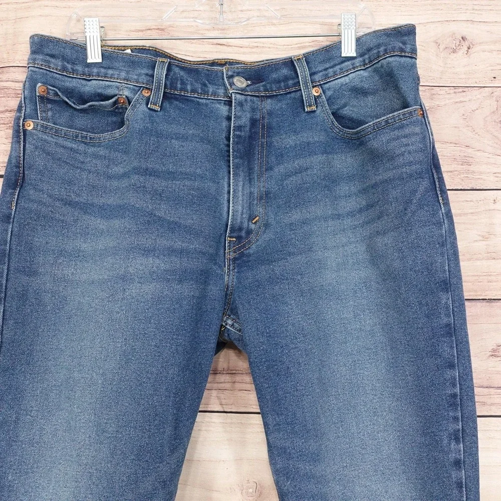 Levis 511 Jeans Mens 36x30 Blue Medium Wash Slim Fit Stretch Denim Pants